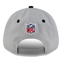 Men's New Era Gray/Black Denver Broncos 2025 AFC West Division Champions Locker Room Trophy Collection 9FORTY Adjustable Hat