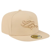 Casquette ajustée A-Frame 59FIFTY beige clair pour homme, coloris Pack, des Broncos de Denver
