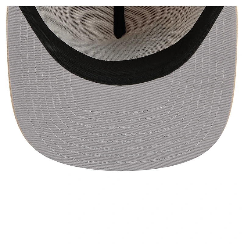 Casquette snapback A-Frame 9FIFTY beige clair pour homme, Denver Broncos, color pack, New Era