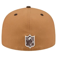 Men's New Era  Light Brown/Dark Brown Denver Broncos Two-Tone Walnut 59FIFTY Fitted Hat