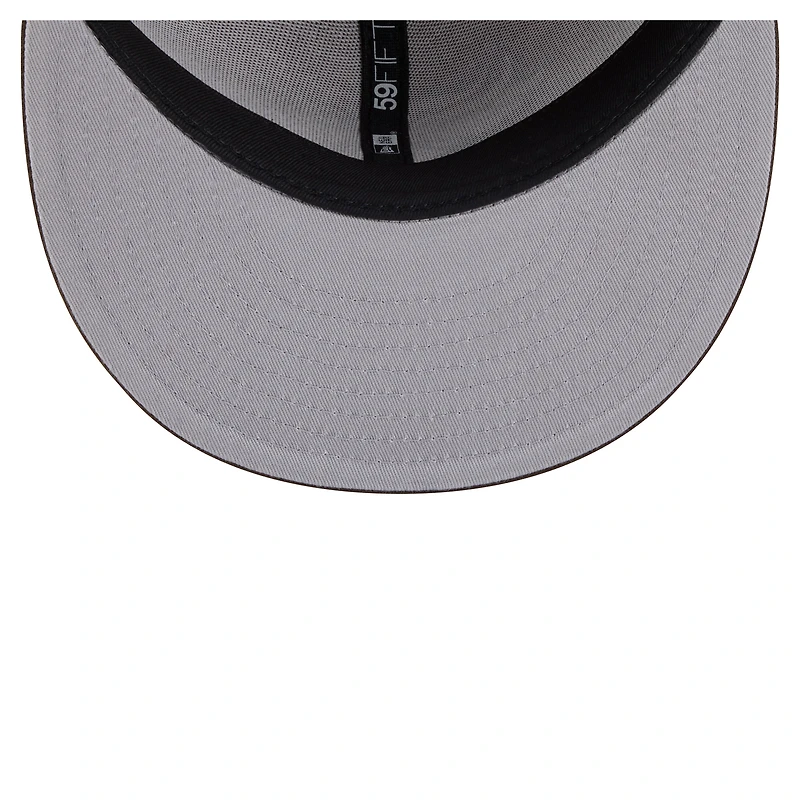 Men's New Era  Light Brown/Dark Brown Denver Broncos Two-Tone Walnut 59FIFTY Fitted Hat