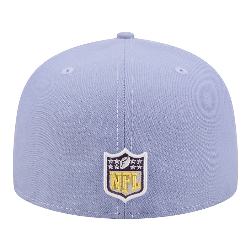 Men's New Era Light Purple Denver Broncos Lavender Bloom 59FIFTY Fitted Hat