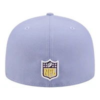 Men's New Era Light Purple Denver Broncos Lavender Bloom 59FIFTY Fitted Hat