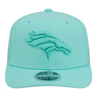 Men's New Era  Mint Denver Broncos Color Pack 9SEVENTY Adjustable Hat
