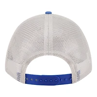 Casquette ajustable New Era Denver Broncos naturelle à couronne en A effilochée 9FORTY pour homme