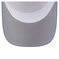 Casquette ajustable New Era Denver Broncos naturelle à couronne en A effilochée 9FORTY pour homme