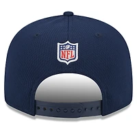 Casquette Snapback 9FIFTY pour homme New Era bleu marine Denver Broncos 2023 NFL Training Camp