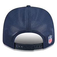 Men's New Era Navy Denver Broncos 2025 Sideline  9SEVENTY Trucker Adjustable Hat