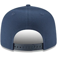 Casquette Snapback réglable 9FIFTY Basic des Denver Broncos New Era pour homme, bleu marine