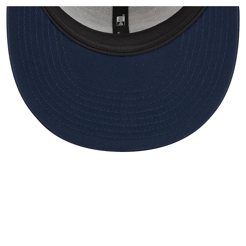 Men's New Era Navy Denver Broncos Core Team 9FIFTY Trucker Snapback Hat