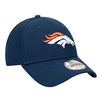 Men's New Era  Navy Denver Broncos Core Team 9FORTY Adjustable Hat