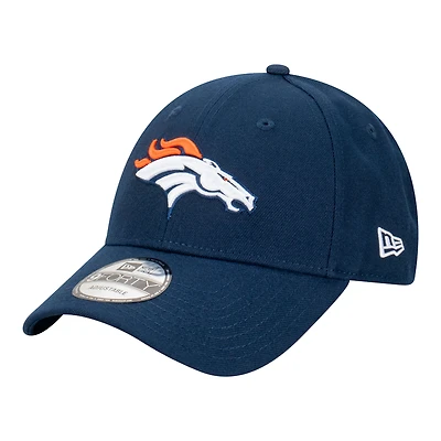 Casquette ajustable New Era 9FORTY bleu marine Denver Broncos Core Team pour homme