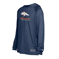 Men's New Era  Navy Denver Broncos Functional Fandom Hoodie