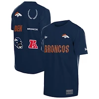 Men's New Era  Navy Denver Broncos Match T-Shirt