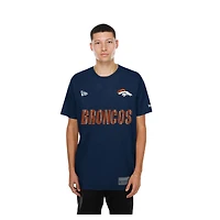 Men's New Era  Navy Denver Broncos Match T-Shirt