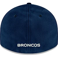 Casquette ajustée 59FIFTY à profil bas des Denver Broncos Omaha pour homme New Era bleu marine