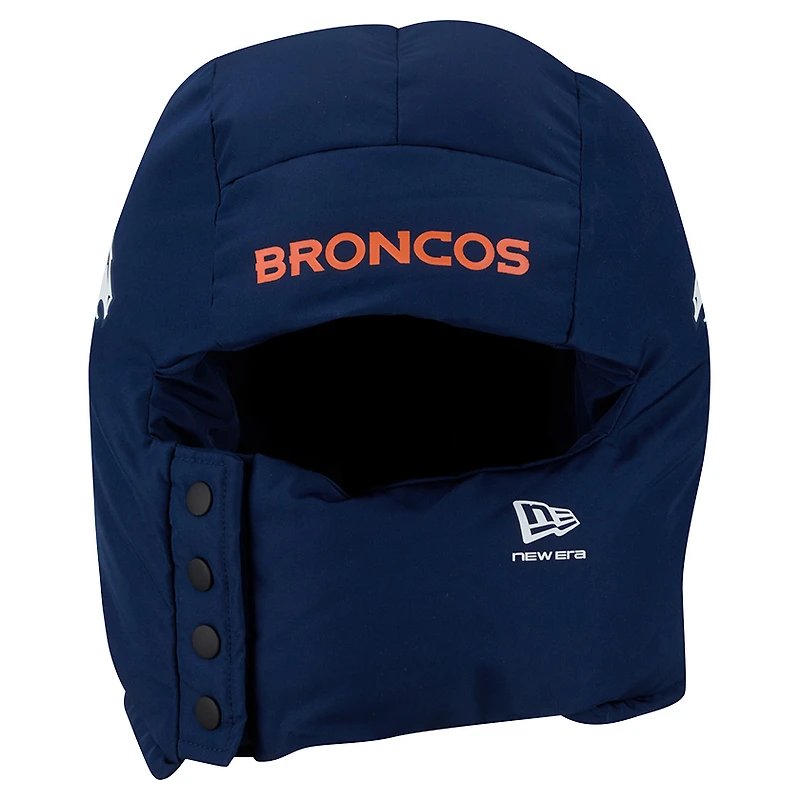 Cagoule matelassée New Era bleu marine Denver Broncos pour homme