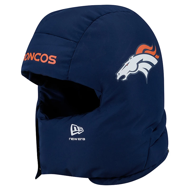Cagoule matelassée New Era bleu marine Denver Broncos pour homme