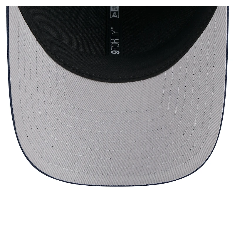 Casquette ajustable 9FORTY M-Crown bleu marine pour homme, collection Team New Era des Denver Broncos
