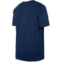 T-shirt à logo de l'équipe Denver Broncos New Era bleu marine pour homme