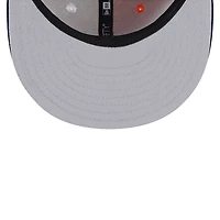 Casquette ajustée 59FIFTY orange/bleu marine Denver Broncos 2023 Sideline pour homme New Era