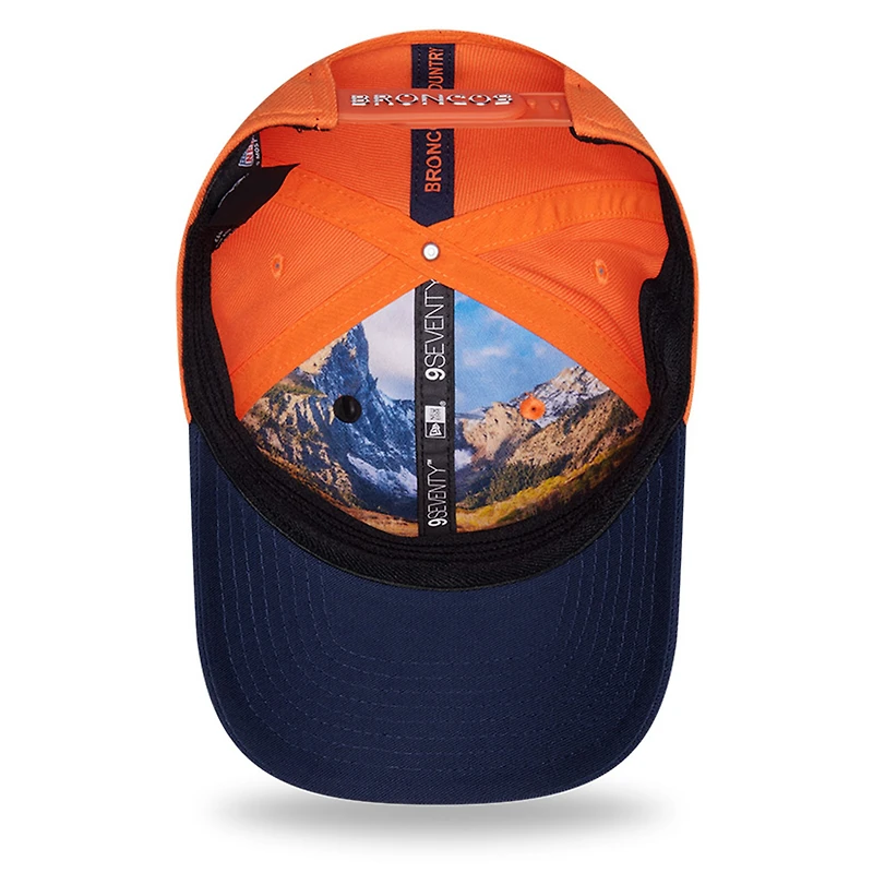 Men's New Era Orange/Navy Denver Broncos 2026 NFL Draft 9SEVENTY Adjustable Hat