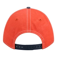 Men's New Era  Orange/Navy Denver Broncos 9FORTY Felt A-Frame Adjustable Hat