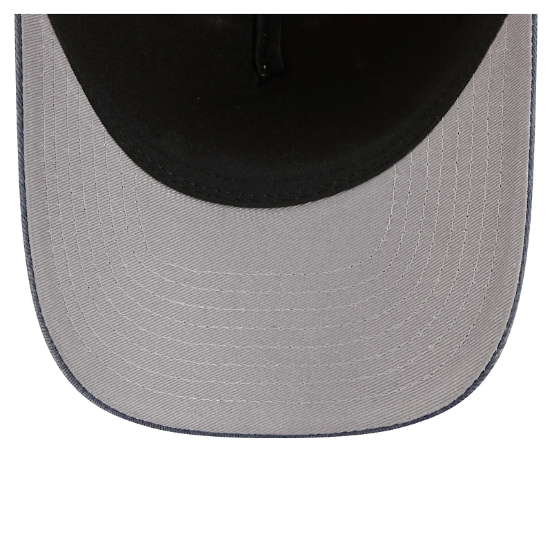 Casquette ajustable New Era orange/marine Denver Broncos 9FORTY en feutre à monture A pour homme
