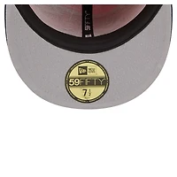 Casquette ajustée New Era Break 59FIFTY orange/bleu marine des Denver Broncos pour homme