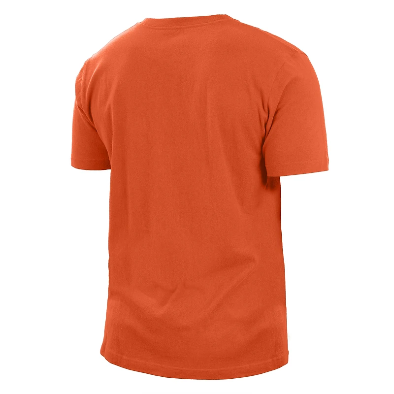 T-shirt New Era Denver Broncos 2022 Sideline Ink Dye orange pour homme
