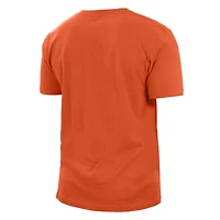 T-shirt New Era Denver Broncos 2022 Sideline Ink Dye orange pour homme
