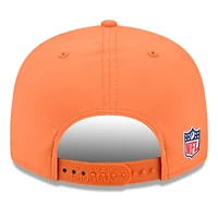Casquette snapback 9FIFTY orange Denver Broncos 2025 Sideline pour homme New Era