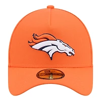 Casquette ajustable New Era orange Denver Broncos A-Frame 59FORTY pour homme