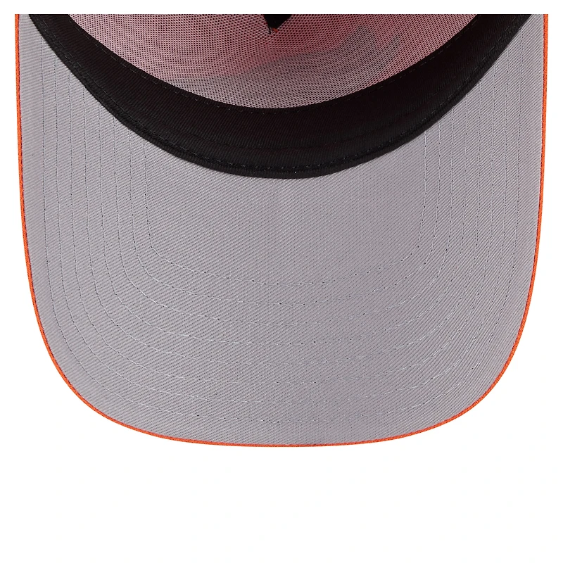 Men's New Era Orange Denver Broncos A-Frame 59FORTY Fitted Hat