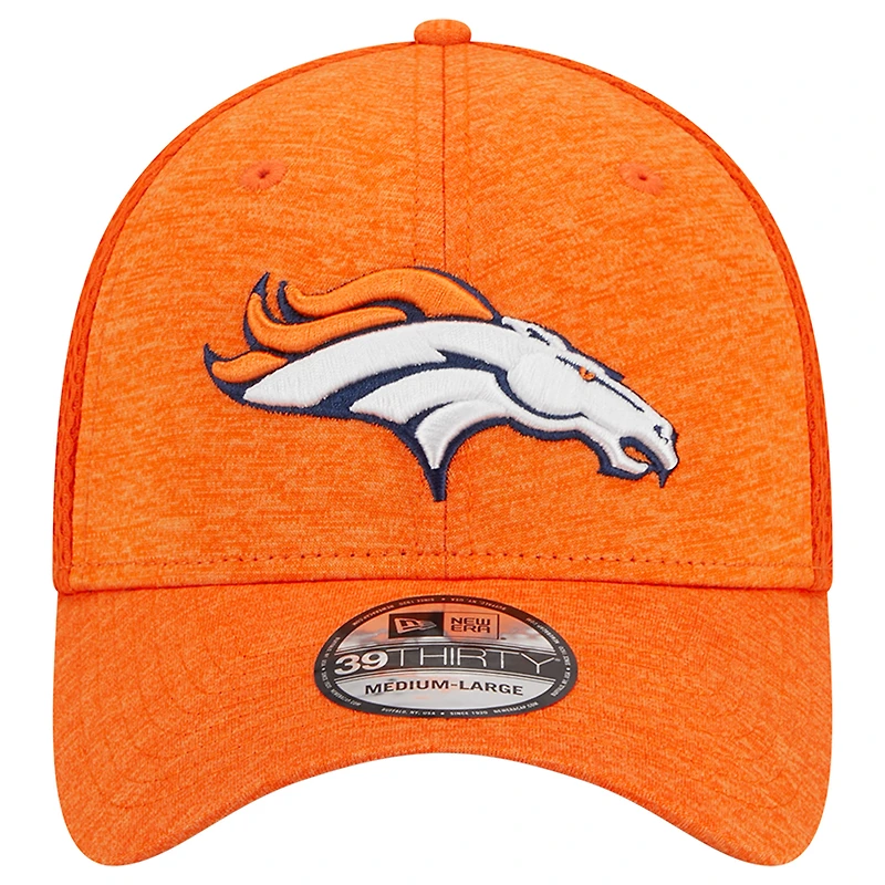Men's New Era Orange Denver Broncos Basic 39THIRTY Flex Hat