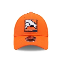 Men's New Era Orange Denver Broncos Framed AF 9FORTY Snapback Hat