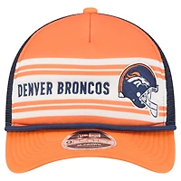 Casquette ajustable A-Frame 9FORTY orange New Era pour homme des Broncos de Denver