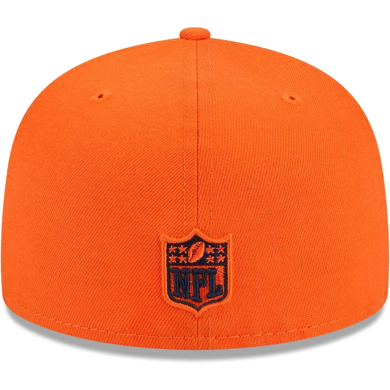 Casquette ajustée 59FIFTY principale orange des Denver Broncos New Era pour hommes