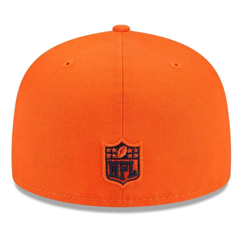 Men's New Era Orange Denver Broncos Main 59FIFTY Fitted Hat