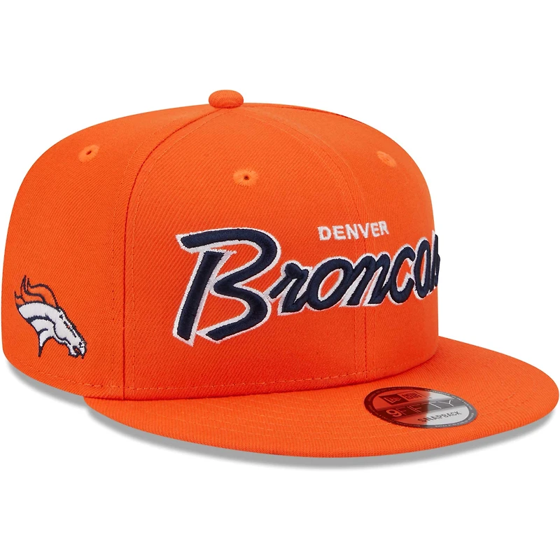 Casquette Snapback 9FIFTY Royal Denver Broncos New Era pour homme