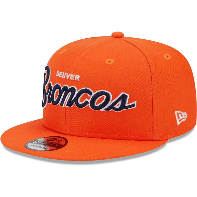 Men's New Era Royal Denver Broncos Main Script 9FIFTY Snapback Hat