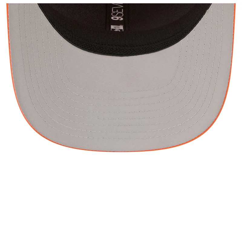 Casquette ajustable New Era orange Denver Broncos Micro Badge 9SEVENTY pour homme