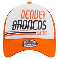 NWC BRONC ORNGE NWC FW23 NFL HOMME STACKER 940 TRUCKER HATMENSTC