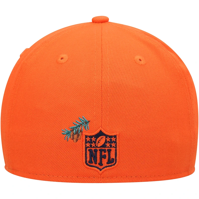 Men's New Era Orange Denver Broncos Stateview 59FIFTY Fitted Hat