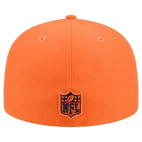 Casquette ajustée Tri-Hit 59FIFTY orange des Broncos de Denver pour homme New Era
