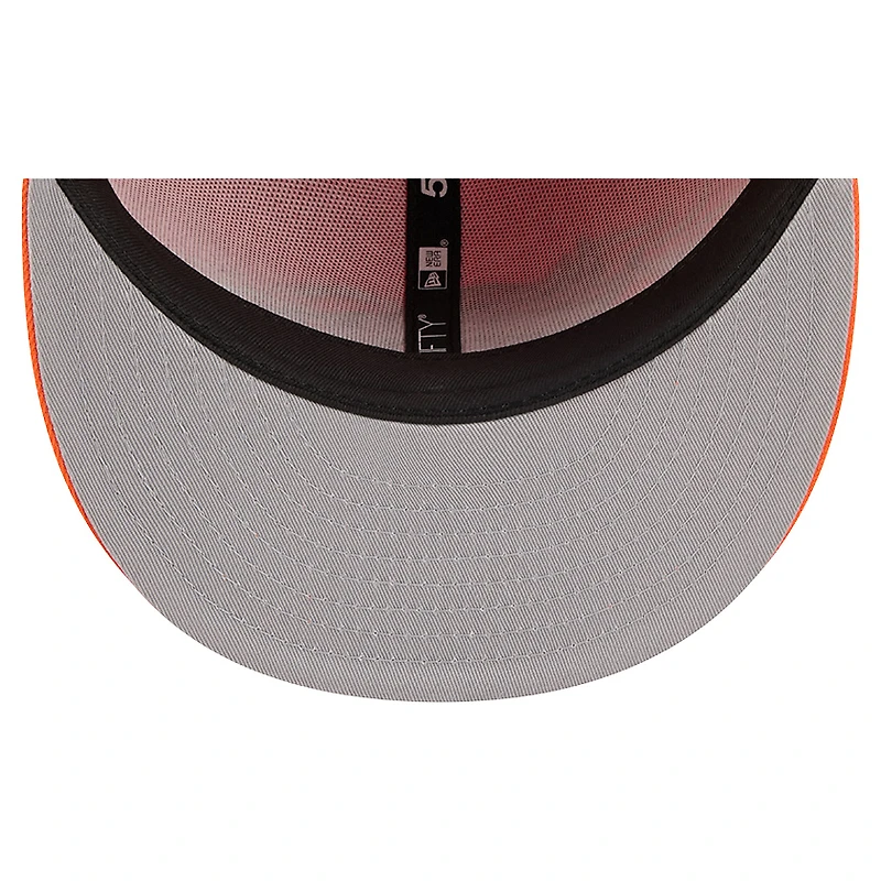 Casquette ajustée Tri-Hit 59FIFTY orange des Broncos de Denver pour homme New Era