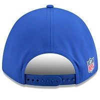 Casquette ajustable New Era Royal Denver Broncos 2025 Sideline Throwback M-Crown 9FORTY pour homme