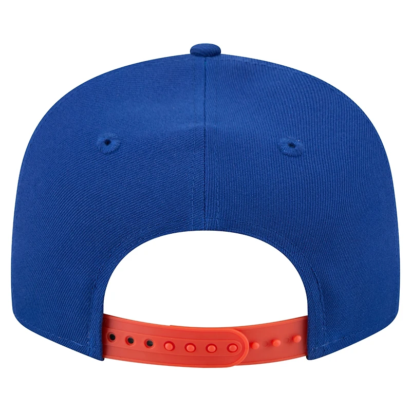 Casquette snapback New Era Royal Denver Broncos Core Team Script 9FIFTY pour homme