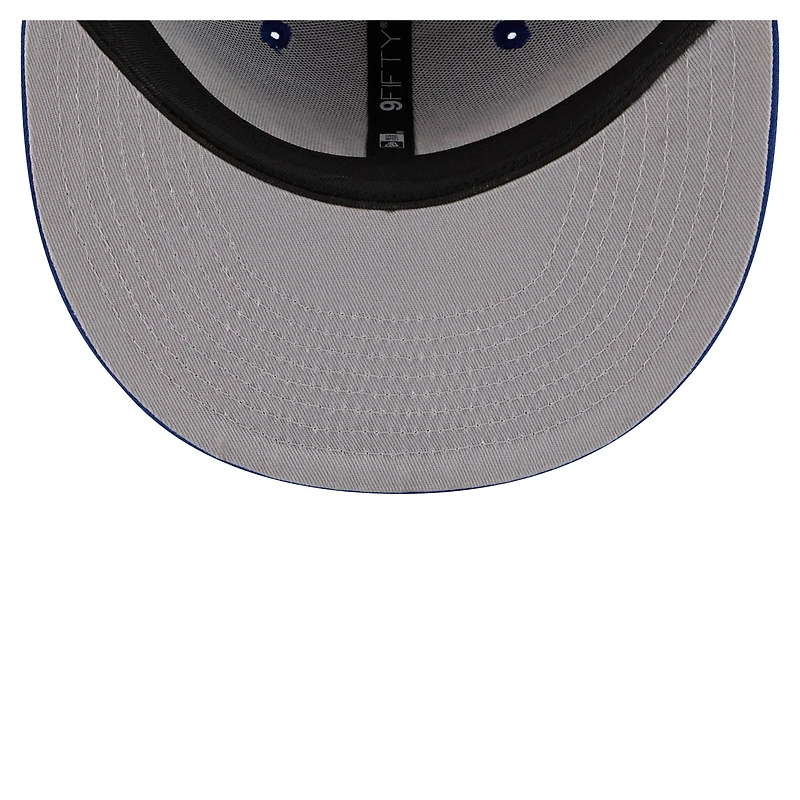 Casquette snapback New Era Royal Denver Broncos Core Team Script 9FIFTY pour homme