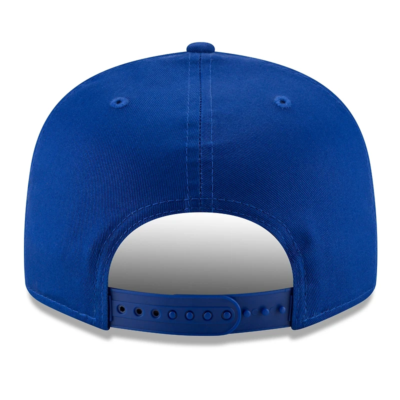 New Era Royal Denver Broncos Throwback 9FIFTY Snapback ajustable pour homme